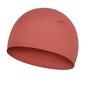 Unisex Solid Color Skull Cap 100% Acrylic Flat Knitted Casual Winter Cap for Adults 56-58CM Head Circumference - Product Image 3