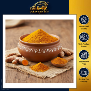 Poudre de curcuma 100 % pure des exportateurs indiens, séchée naturellement, herbes et épices brutes non transformées - Product Image 2