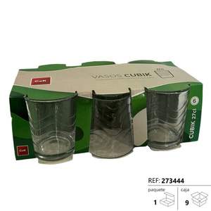 แก้วน้ำ COK VASO CUBIK 27CL - Product Image 1