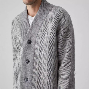 <b>Men</b> Heavy Knit Sweater Thick Warm <b>Long</b> Sleeve Winter Casual Comfortable Outdoor Daily Wear OEM ODM Custom Factory - Product Image 5