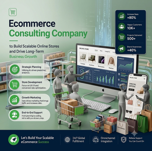 Entreprise de conseil en e-commerce proposant des services d'élaboration d'une stratégie e-commerce complète pour la croissance des entreprises numériques - Product Image 1