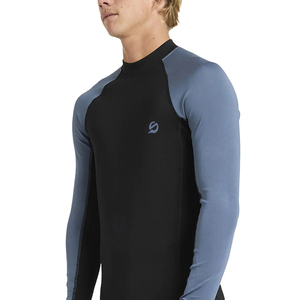 Rashguard respirant, antibactérien, à séchage rapide, manches longues, taille adulte, 100% polyester, pour hommes. - Product Image 3