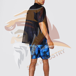 Street Wear Custom Sublimated <b>Twin</b> <b>Set</b> Latest Design Custom Men's Causal Sublimation T-Shirt and Short <b>Sets</b> - Product Image 6