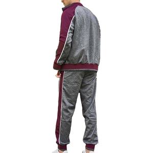 Chándal personalizado de manga larga con cremallera completa para hombre, conjunto de chaqueta deportiva de entrenamiento de invierno hecha de poliéster duradero - Product Image 6