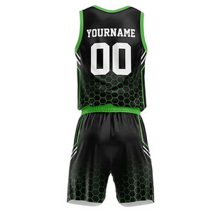 Ensemble de maillots de basketball personnalisés imprimés de qualité supérieure 2025 – 100 % polyester, uniformes grande taille, anti-humidité – Vente en gros - Product Image 3