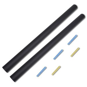 2 'x 6.6' muro lavagna adesivo 2 rotoli con gessetti per la casa o la decorazione della classe - Product Image 1