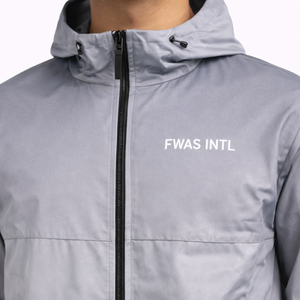 Vestes coupe-vent décontractées en polyester imperméable pour hommes avec logo personnalisé, coupe-vent pour le sport, vente en gros de vestes pour hommes - Product Image 4