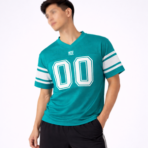 Maillot de football américain Y2K pour homme, qualité supérieure, coupe ample, en maille, imprimé par sublimation, manches courtes, pour acheteurs américains - Product Image 4