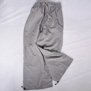 Pantalon unisexe gris en polyester avec cordon de serrage, respirant, coupe ample, pour adulte, idéal pour le ski - Product Image 1