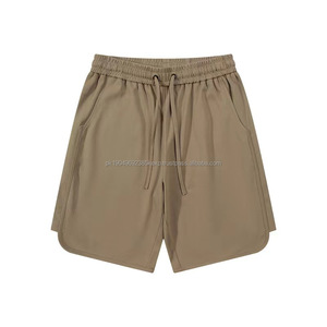 Pantalones cortos con cordón de verano para hombre, pantalones cortos holgados de calle Retro para hombre, pantalones deportivos de moda - Product Image 2