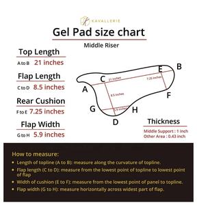 Ensemble de coussinets de selle transparents pour soins Offre Spéciale chevaux - Product Image 2