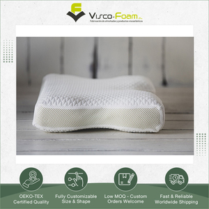 Fournisseur en gros de coussins de lit en mousse à mémoire de forme de qualité supérieure, en polyester et coton naturel, pour hôtels, maisons et literie, au meilleur prix du marché - Product Image 4