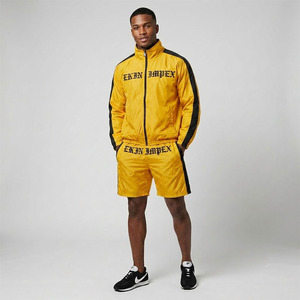 2026 Fashion Sportswear Set Breathable Nylon Windbreaker <b>Jacket</b> with Athletic Shorts Men <b>Women</b> Streetwear Colorblock Tracksuit - Product Image 3