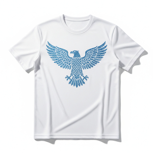 Trendy Urban <b>Rhinestone</b> T Shirt Men Graphic Tee Custom Logo Hotfix Diamond Print Heavy Fabric Loose Fit Streetwear <b>Top</b> - Product Image 1