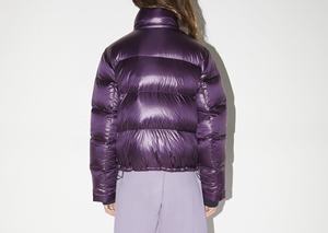 <b>Women's</b> Custom Logo Zipper Closure Waterproof <b>Puffer</b> Jacket <b>with</b> Breathable Front Pockets Raw Processing <b>Women's</b> <b>Coats</b> - Product Image 6