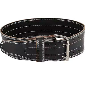 Ceinture de musculation en cuir véritable, ceinture de musculation robuste pour la musculation et le bodybuilding - Product Image 5
