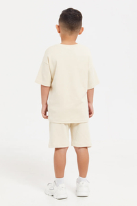 Conjunto de Ropa de Verano para Niños 2026, Algodón Puro, Dos Piezas, Camiseta y Pantalones Cortos, Venta al Por Mayor - Product Image 3