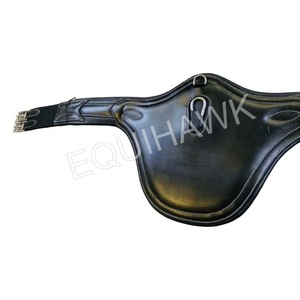 Best Quality Horse Riding <b>Dressage</b> Girth Hot Sale Leather Horse Strap Cinch Strap Girth Genuine Leather Horse Riding Girth - Product Image 1