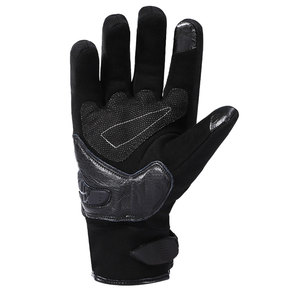 Guantes de invierno de cuero térmico al por mayor para motocicleta y scooter con agarres antideslizantes, ligeros, de dedo completo, unisex, con correa - Product Image 4