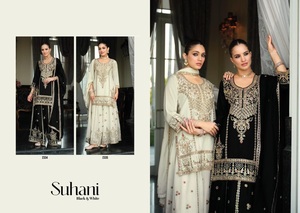 Vestido de Fiesta de Chifón de Alta Calidad para Mujer, Marca Famosa, Bordado, Estilo Pakistaní, Shalwar Kameez, Traje Étnico para Dama - Product Image 6
