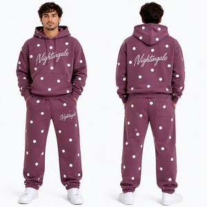 Conjunto Deportivo de Hombre de Alta Calidad, Sudadera con Capucha y Pantalones Deportivos, Estilo Urbano, Sudadera con Capucha Extra Grande Personalizada para Hombre - Product Image 6