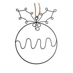 Wholesale Metal Black Hanging Ornament with Customized Design In Affordable Price - Product Image 6