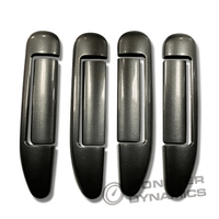 Penutup Pegangan Pintu Penutup Luar Dekorasi Jenis OEM Warna Abu-abu Gelap untuk Nissan Patrol Y61 Super Safari Vtec 1997-2022