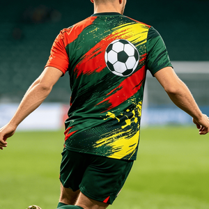 เสื้อฟุตบอลชายแบบสั่งทำพิเศษ ระบายอากาศได้ดี แห้งเร็ว เหมาะสำหรับออกกำลังกายและเล่นฟุตบอล - Product Image 6