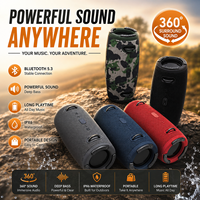 Xtreme3 Enceinte sans fil avec deux poignées, en tissu maillé, résistante à l'eau, lecteur audio pour fêtes, longue autonomie de la batterie, modèle d'usine