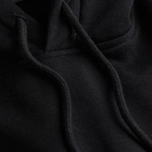 Sudadera con Capucha Personalizada de Alta Calidad, 100% Algodón, Estilo Urbano Negro Premium, Corte Vintage, Lavado Desgastado, para Hombre - Product Image 5
