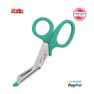 Ciseaux médicales en acier inoxydable avec motif de couleur, outil utilitaire de haute qualité pour soins dentaires, EMT, 1 pièce - Product Image 2
