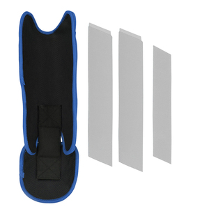 Factory Cheap Price Leg Protection Baseball Training Shin Guard Comfortable Double <b>Strap</b> PU Genuine Leathers Leg Guards <b>Men</b> - Product Image 6