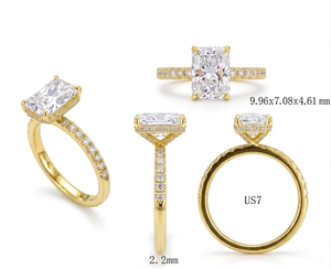 2.8 CT 14k Gold D VVS2 Lab Marquise Cut Classic Engagement Wedding Gift <b>Diamond</b> <b>Ring</b> - Product Image 1