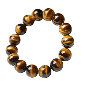 ใหม่สร้อยข้อมือลูกปัดเรซิ่นทรงกลมลายเสือเครื่องประดับทำด้วยมือมีสไตล์กำไลแฟชั่นตัวหนาออกแบบรูปแบบที่ไม่ซ้ำใครสำหรับผู้หญิงสาวๆ - Product Image 1