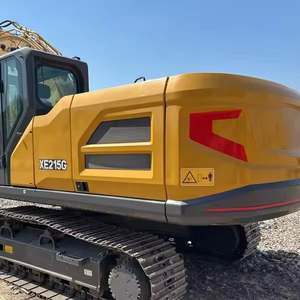 Industrial Used 3 Ton Yellow Tracked Digger with Steel Undercarriage and Wide View Safety Cabin for Mining Tasks - Product Image 1