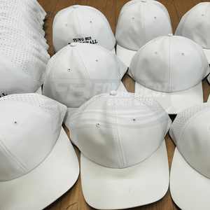 Casquettes de baseball ajustées à 6 panneaux en sergé 100 % polyester de haute qualité, avec panneau avant sportif, personnalisables pour sports de plein air, golf, voyage, Vietnam - Product Image 4