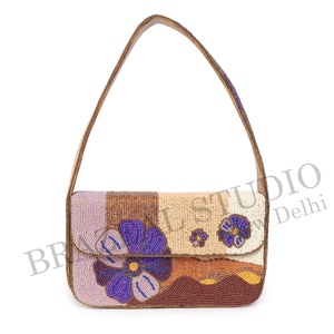 Nuevo Bolso de Mano BRAZEAL STUDIO de Terciopelo para Mujer, Diseño de Moda, con Cuentas, Patrón Geométrico, Personalizado - Product Image 1