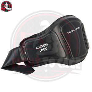 Protection abdominale de boxe professionnelle en cuir avec rembourrage en mousse multicouche de qualité supérieure, support lombaire et bandes de maintien des poignets, absorption des chocs, Nouveauté 2026 - Product Image 2