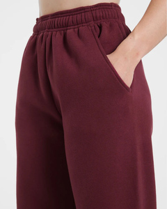 Pantalon de survêtement en molleton pour femme, coupe large, taille élastique, longueur intégrale, décontracté, qualité supérieure, vente en gros, personnalisable - Product Image 3