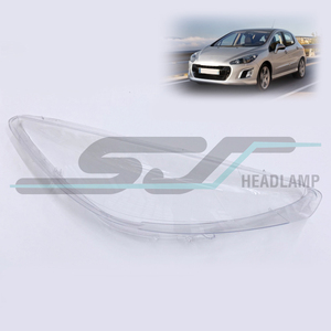 Pour Peugeot 308, remplacement de la lentille du phare, abat-jour transparent - Product Image 2