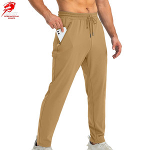 Pantalon de survêtement pour homme au design minimaliste classique, tissu doux et confortable, coupe élastique, style intemporel, décontracté, durable pour un confort quotidien - Product Image 1