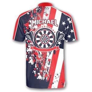 เสื้อทีมดาร์ทแบบกำหนดเอง OEM เสื้อยืดขายส่ง พิมพ์ลายเสื้อตามสั่ง - Product Image 6