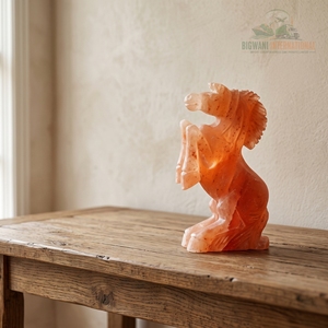 Lampe en sel rose de l'Himalaya sculptée à la main, lampe en sel naturel en forme d'animal pour la décoration de la maison - Product Image 5