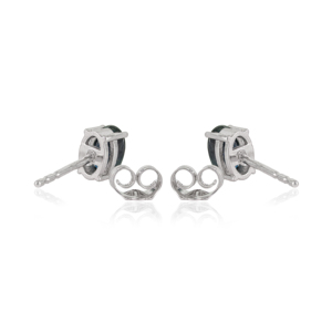 New Arrivals Oval Cut Natural Blue Sapphire 925 Sterling <b>Silver</b> September Birthstone <b>Stud</b> <b>Earrings</b> For Women's - Product Image 6