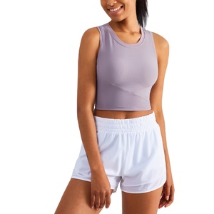 Sujetador Deportivo de Compresión Transpirable de Talla Grande para Mujer con Logotipo Personalizado, Soporte Medio, Secado Rápido, Comodidad, Almohadilla Frontal Extraíble, Yoga - Product Image 1