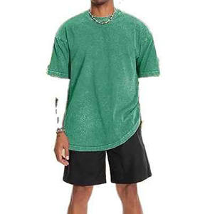 Camiseta clásica extragrande para hombre, de algodón suelto, cuello redondo, tela transpirable, estilo casual, cómoda para uso diario, ropa de verano. - Product Image 4