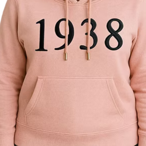 Sudadera con Capucha Bordada en 3D Color Rosa para Mujer, Sudadera Informal de Manga Larga, Prenda Cómoda para el Día a Día - Product Image 5
