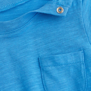 Camiseta de Verano Unisex para Niños, 100% Algodón, Manga Corta, Estampado Bonito, Diseño Sólido para Niños y Niñas - Product Image 3