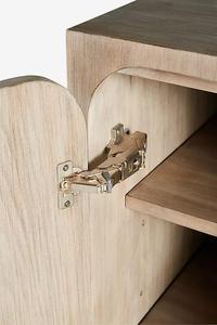 Elegante Mueble de Almacenamiento de Madera Tallado a Mano, Mueble Consola Decorativo, Aparador Moderno de Madera para Sala de Estar - Product Image 3