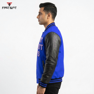 Chaqueta Universitaria de Béisbol de Alta Calidad para Hombre y Mujer, Estilo Urbano, Color Personalizado, Bordado en Lona, para Invierno - Product Image 6